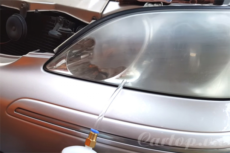 Bộ sản phẩm sơn phủ phục hồi, đánh bóng đèn xe ô tô bằng Nano mới nhất hiện nay.