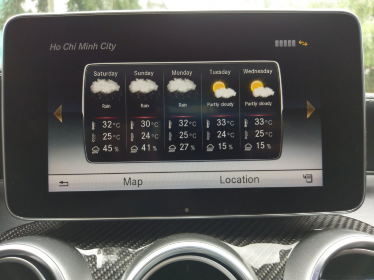 Sử dụng Mercedes-Benz App để xem dự báo thời tiết và nghe Radio Internet Sử dụng Mercedes-Benz App để xem dự báo thời tiết và nghe Radio Internet