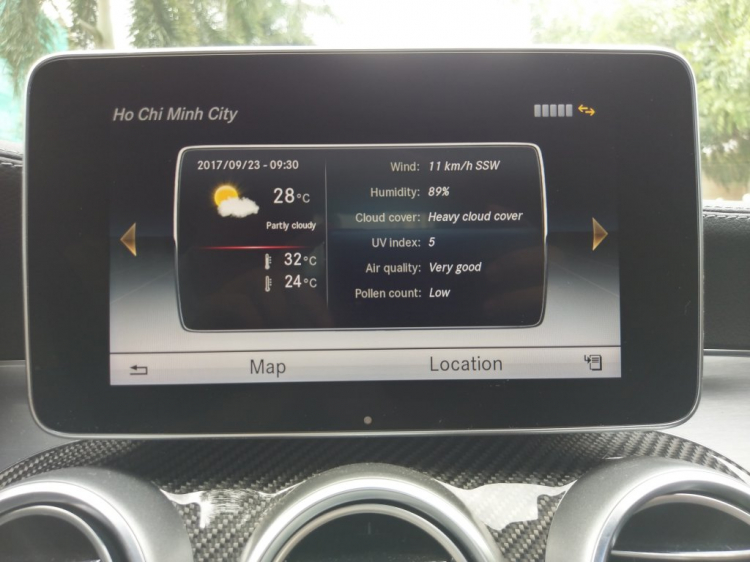Sử dụng Mercedes-Benz App để xem dự báo thời tiết và nghe Radio Internet Sử dụng Mercedes-Benz App để xem dự báo thời tiết và nghe Radio Internet