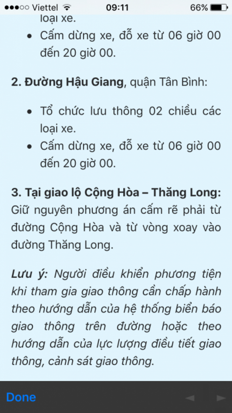 Chú ý : cầu vượt Hoàng Hoa Thám từ 16/09/2017