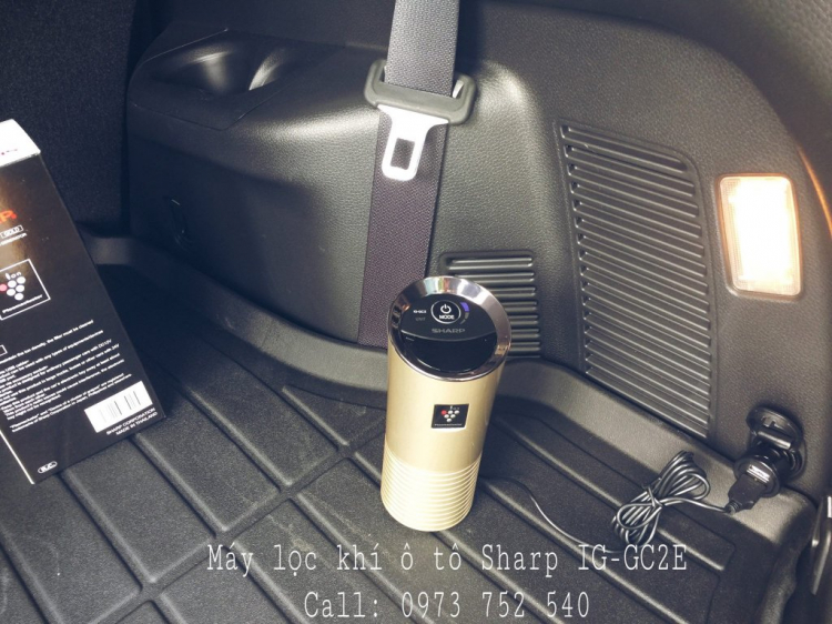 Máy lọc không khí trên xe hơi Sharp IG-GC2E (Hàng chính hãng, bảo hành 12 tháng toàn quốc) Máy lọc không khí trên xe hơi Sharp IG-GC2E (Hàng chính hãng, bảo hành 12 tháng toàn quốc)