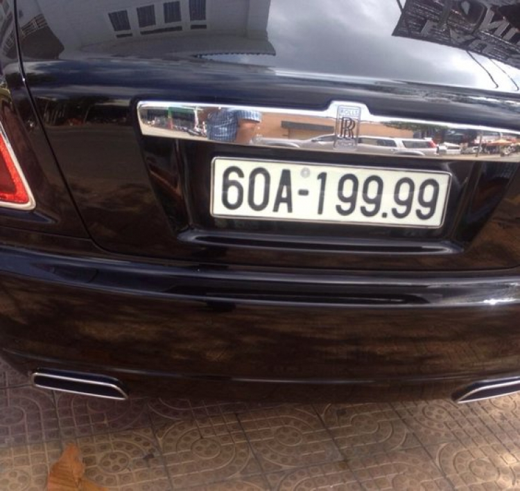 Roll Royce số cực độc...