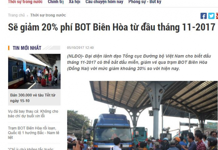 TIN HOT SÁNG NAY 5/10/2017 TẠI BOT.....BOM