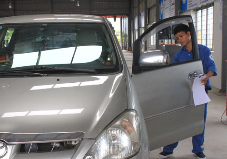 Tra cứu xe bị ngừng đăng kiểm! Lý do ngừng!