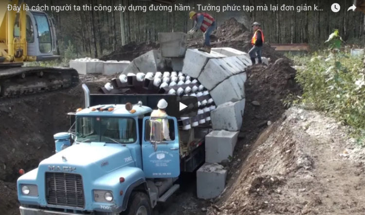 Công nghệ làm hầm chui, tưởng phức tạp nhưng lại quá đơn giản!