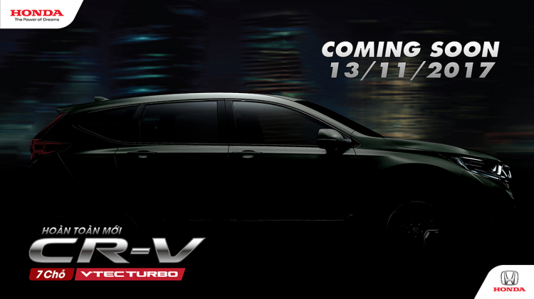 Honda CR-V 7 chỗ sắp ra mắt tại Việt Nam