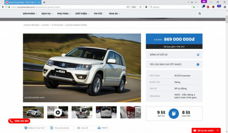 [QC] Đánh giá Suzuki Grand Vitara: SUV nhập Nhật giá tốt