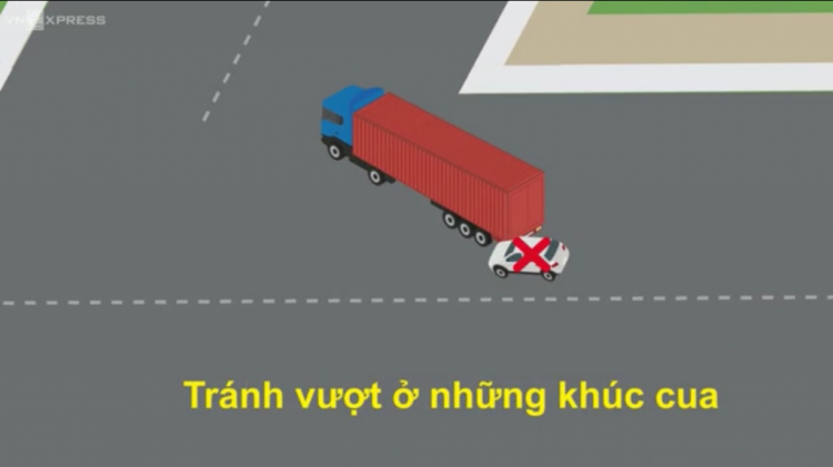 Lưu thông cùng xe tải