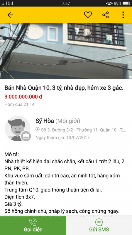 Cập nhật giá nhà phố TT quận 1,3,4,10, Phú Nhuận , Bình Thạnh