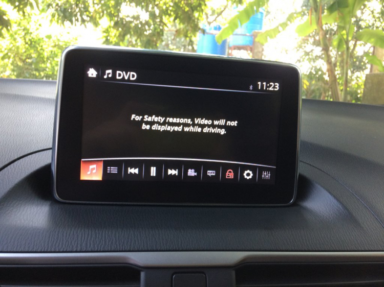 Mazda CX-5 FL 2016 - Hướng dẫn mở khóa xem DVD khi xe chạy + xem video bằng USB