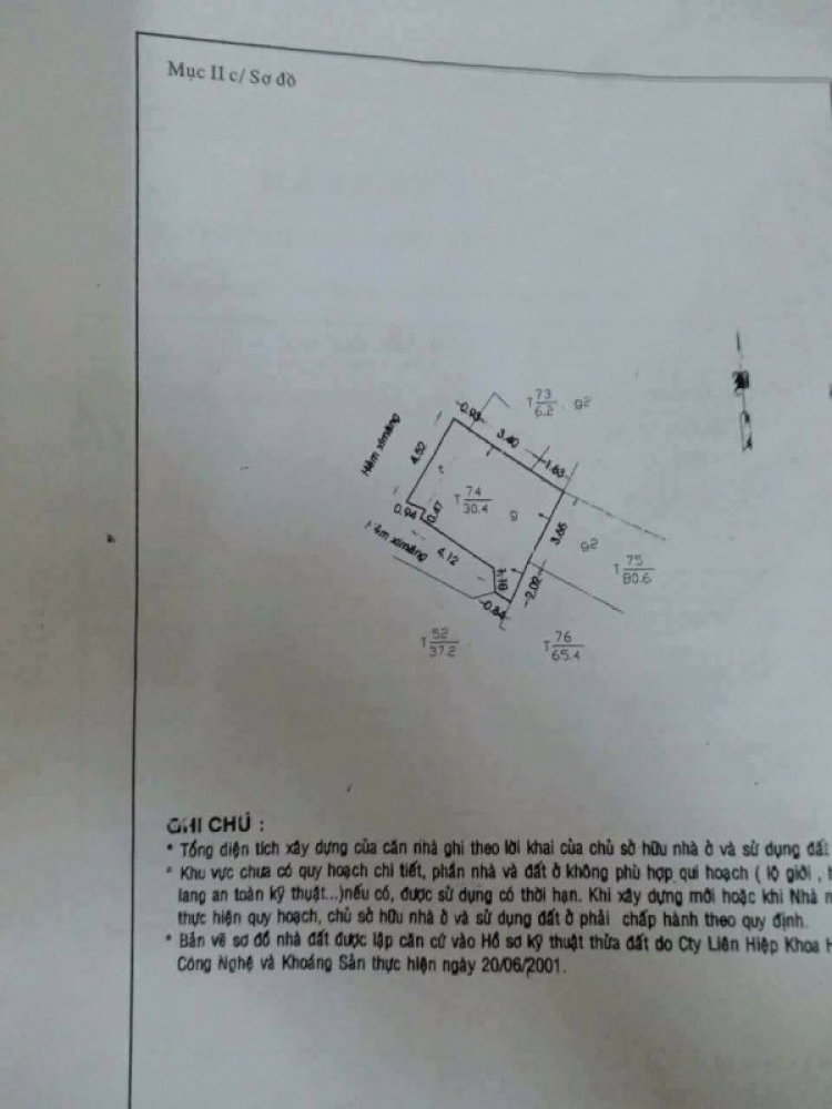 Cập nhật giá nhà phố TT quận 1,3,4,10, Phú Nhuận , Bình Thạnh