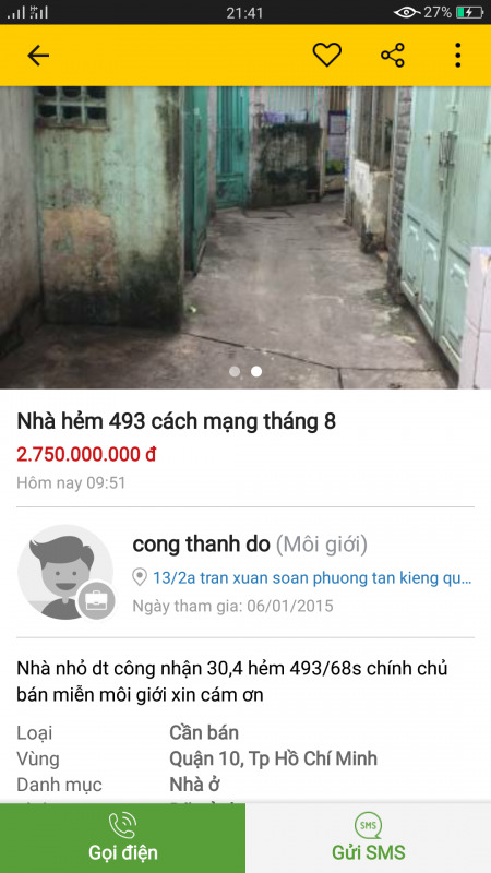 Cập nhật giá nhà phố TT quận 1,3,4,10, Phú Nhuận , Bình Thạnh