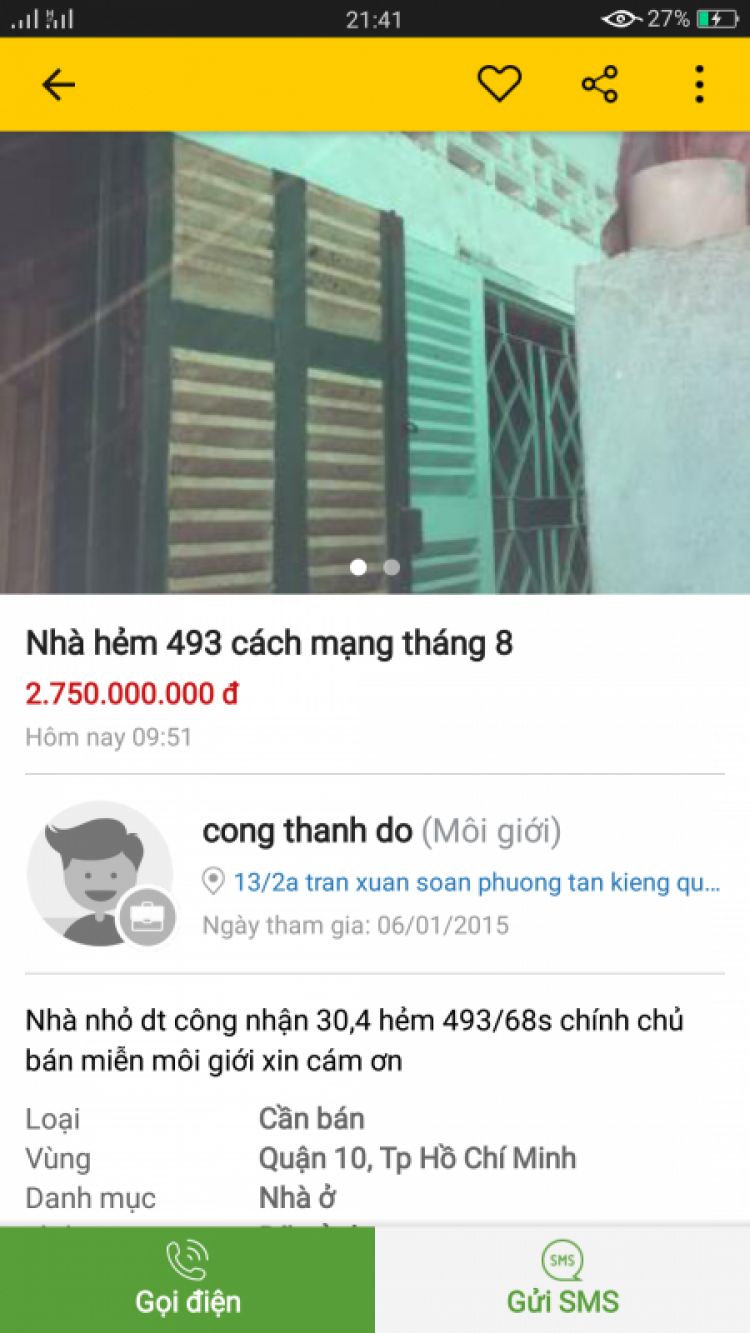 Cập nhật giá nhà phố TT quận 1,3,4,10, Phú Nhuận , Bình Thạnh