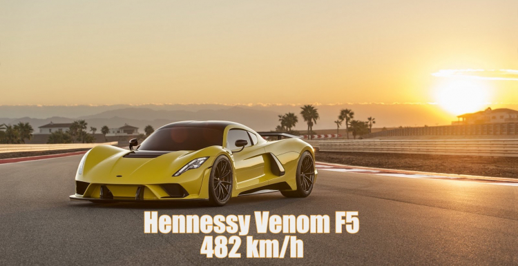 [Video] Hennessey Venom F5 - chiếc xe thương mại nhanh nhất hành tinh