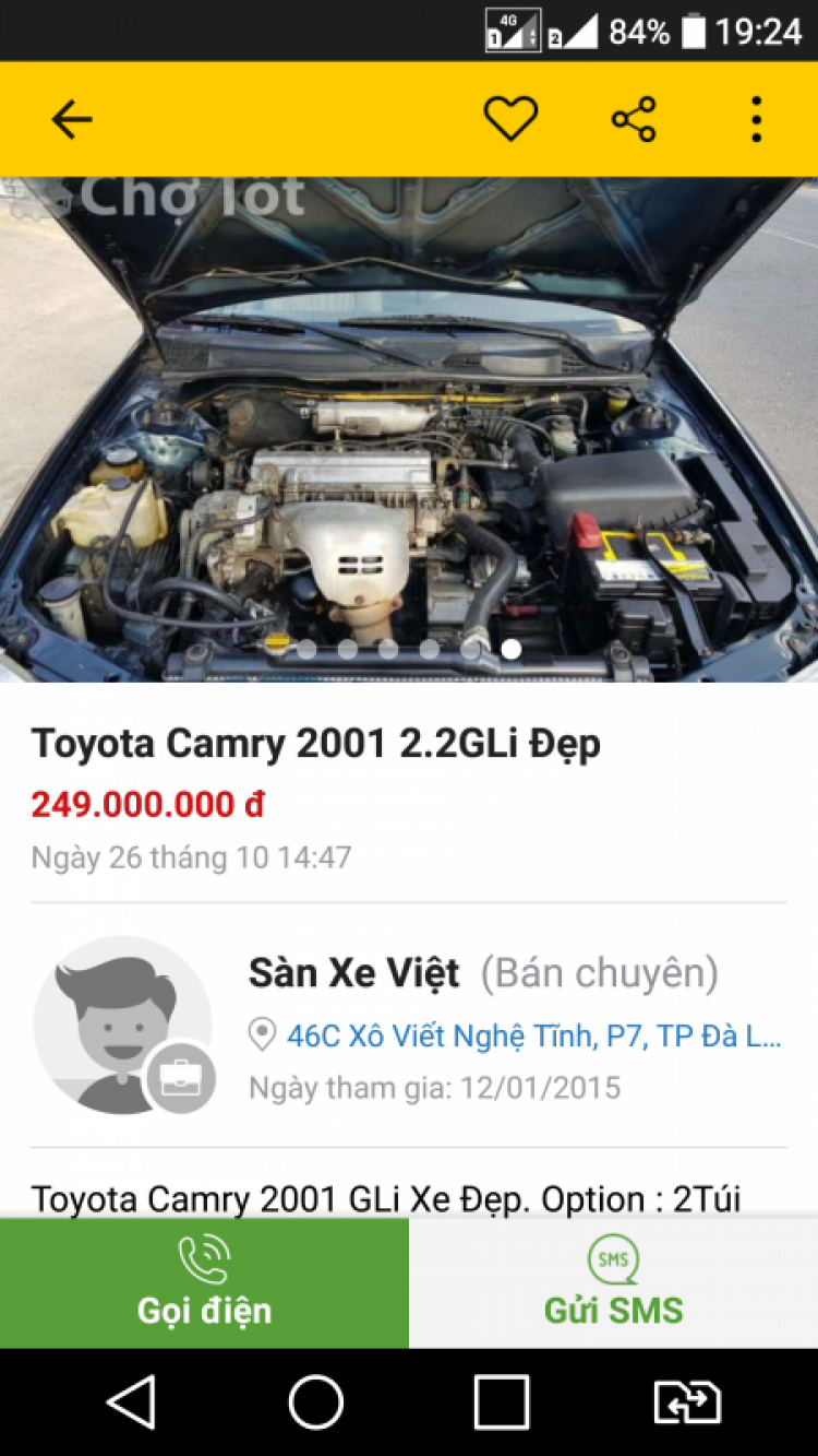 Camry: Trao đổi kinh nghiệm sửa chữa, phụ tùng Camry 8X 9X 0X (Đời 86 đến 2000)