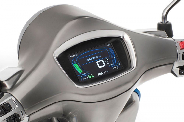 Xe scooter điện Elettrica của Vespa sẽ được bán vào năm 2018