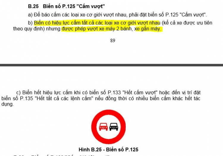 Có được vượt trong trường hợp này???QL14