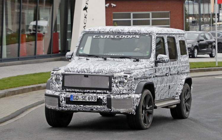 2019 Mercedes G-Class XUẤT HIỆN TRÊN ĐƯỜNG CHẠY THỬ.