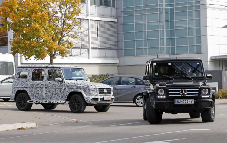 2019 Mercedes G-Class XUẤT HIỆN TRÊN ĐƯỜNG CHẠY THỬ.