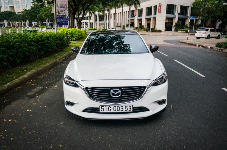 Nâng cấp nhẹ Mazda 6 FL 2017 ( H&R Lower, Tanabe Exhaust, Aero Kit...)