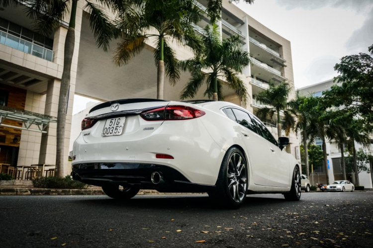 Nâng cấp nhẹ Mazda 6 FL 2017 ( H&R Lower, Tanabe Exhaust, Aero Kit...) Nâng cấp nhẹ Mazda 6 FL 2017 ( H&R Lower, Tanabe Exhaust, Aero Kit...)