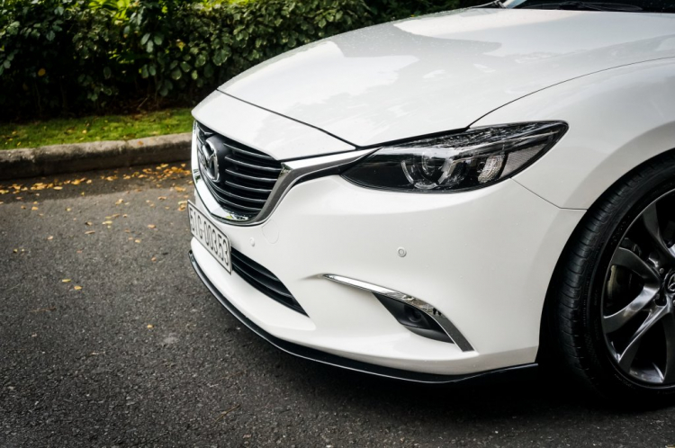 Nâng cấp nhẹ Mazda 6 FL 2017 ( H&R Lower, Tanabe Exhaust, Aero Kit...)