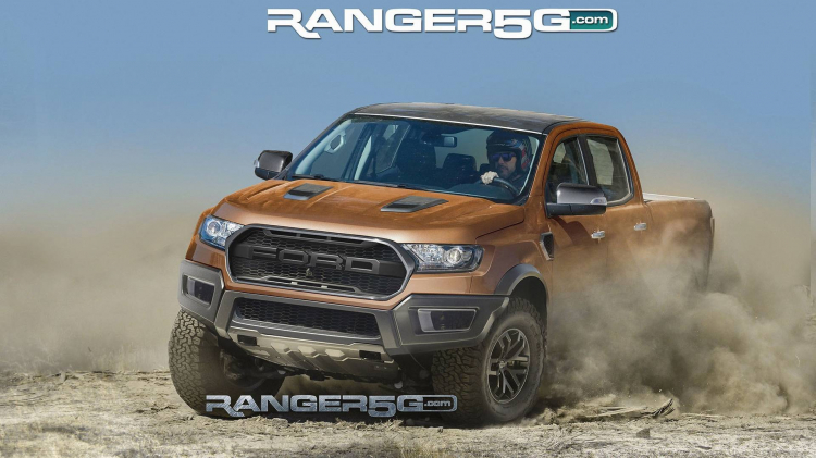 Cái nhìn đầu tiên về Ford Ranger 2018 qua bản phác thảo của diễn đàn Ranger5G