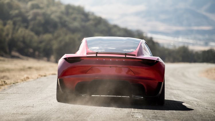 Tesla Roadster thế hệ mới: Tăng tốc từ 0-100 km/h chỉ trong 2 giây
