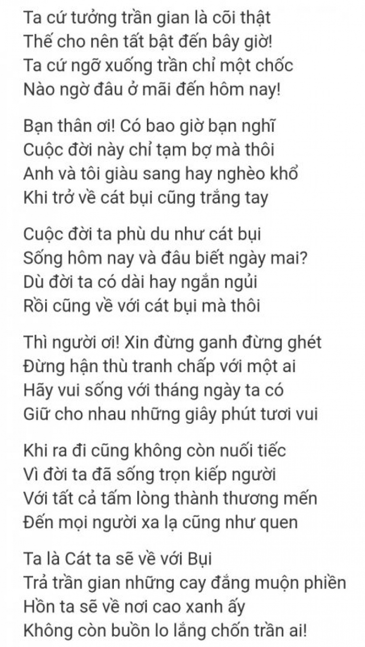 Vô cùng thương tiếc anh @vienchau