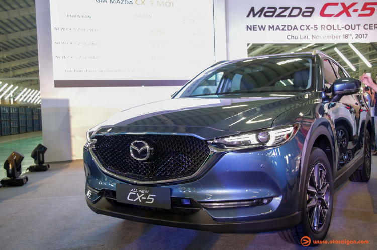 Mazda CX-5 2018 chính thức ra mắt; có GVC cho 3 phiên bản; giá từ 879 triệu