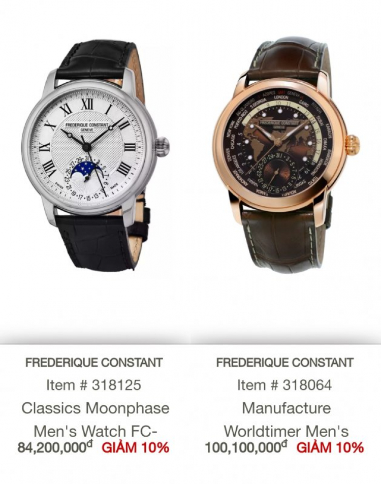 Đồng hồ Frederique Constant