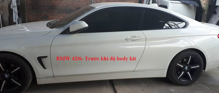 Nhận độ body kit BMW 420i theo yêu cầu khách hàng
