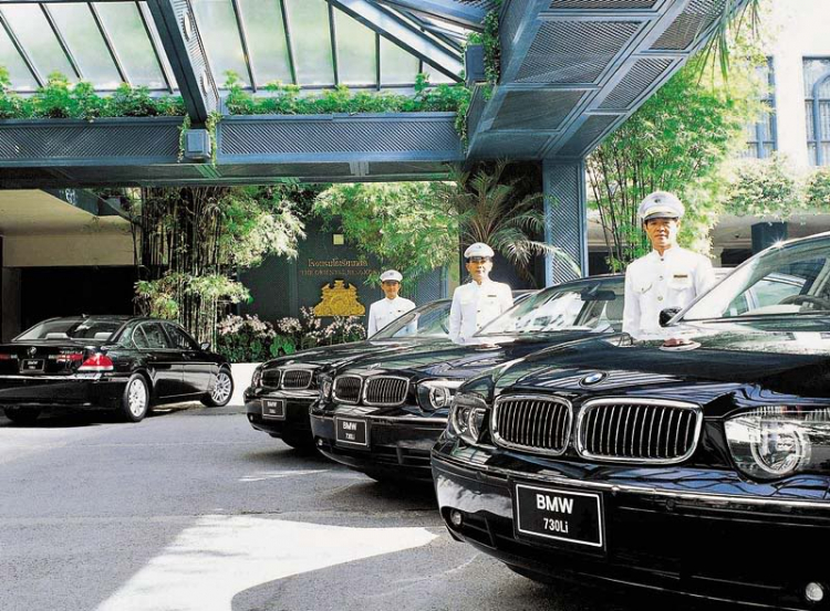 Đội xe BMW của Oriental Hotel Thailand