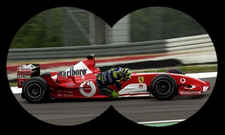 Secret - Hình Valentino Rossi test F2005 cho Ferrari