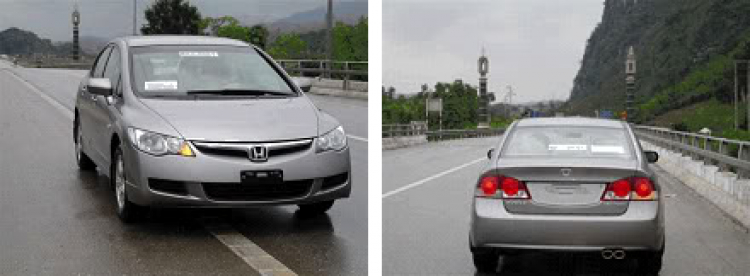 Hot hot: Honda Civic dang chay o Ha Noi