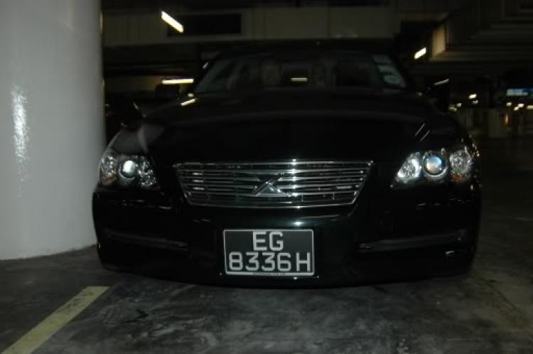 Xe lạ ở Singapore - Toyota Mark X