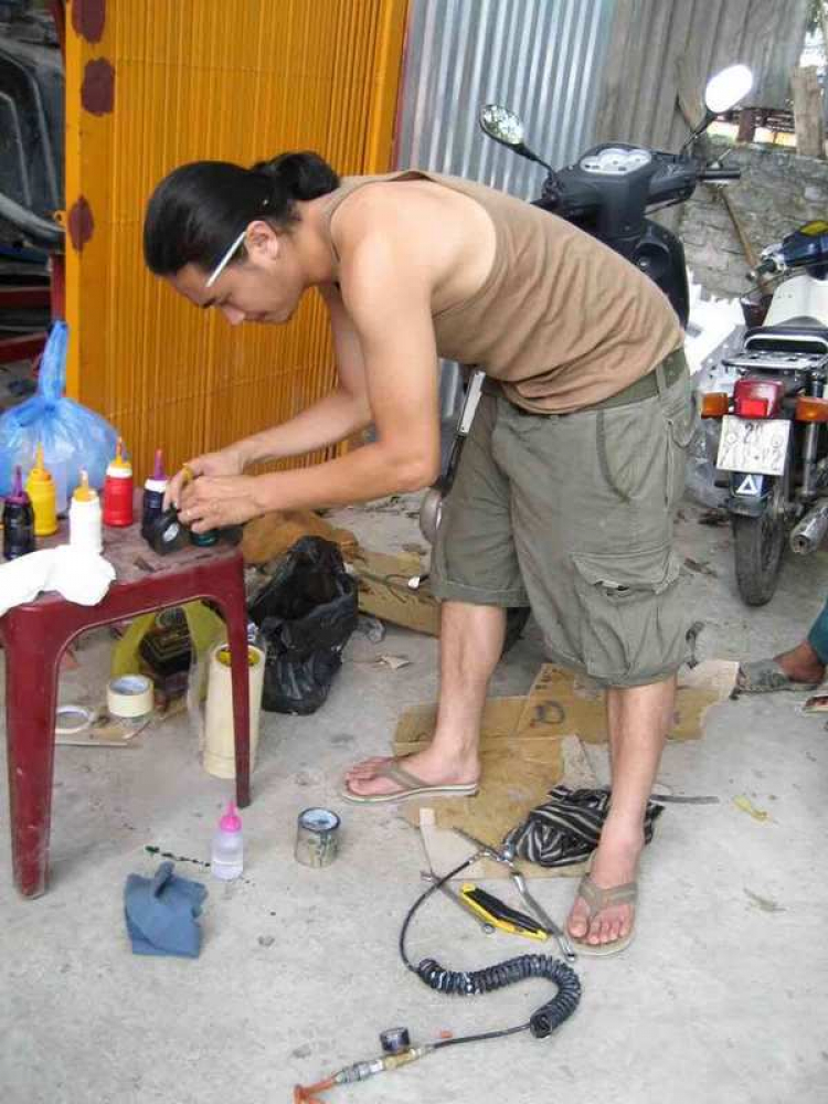 ô tô Air brush ô tô Air brush