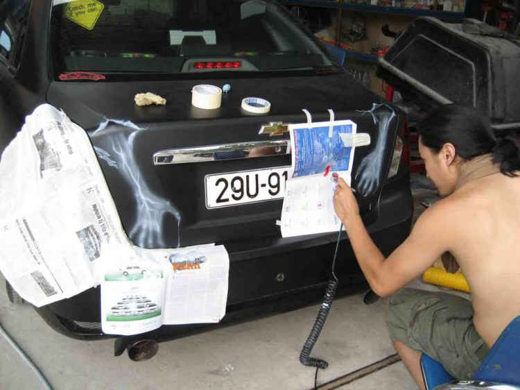 ô tô Air brush ô tô Air brush
