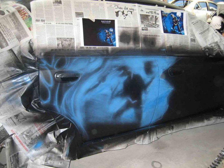ô tô Air brush ô tô Air brush