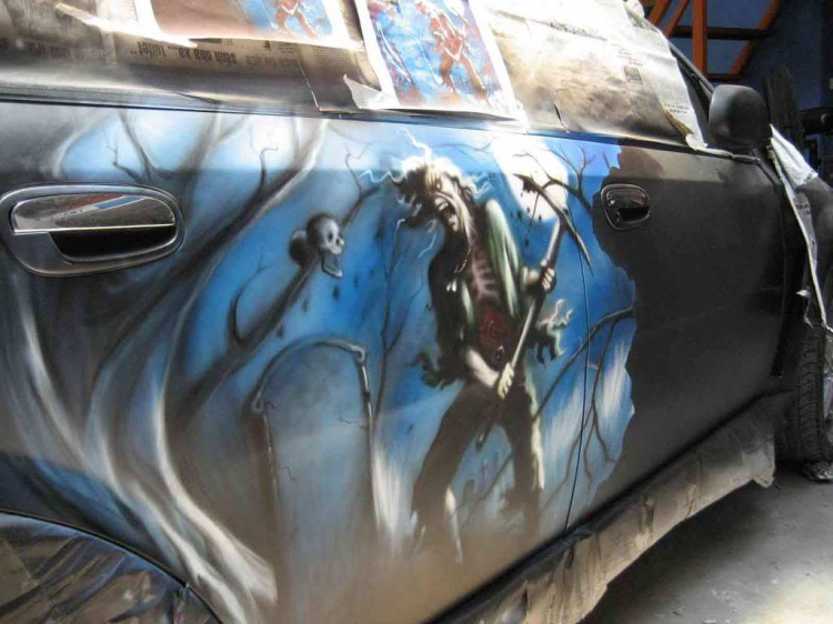ô tô Air brush ô tô Air brush