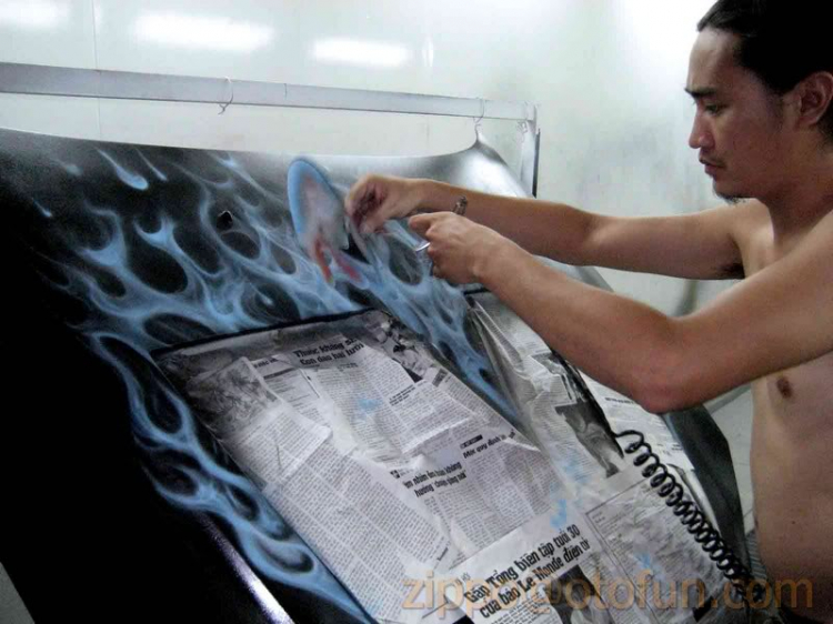 ô tô Air brush ô tô Air brush