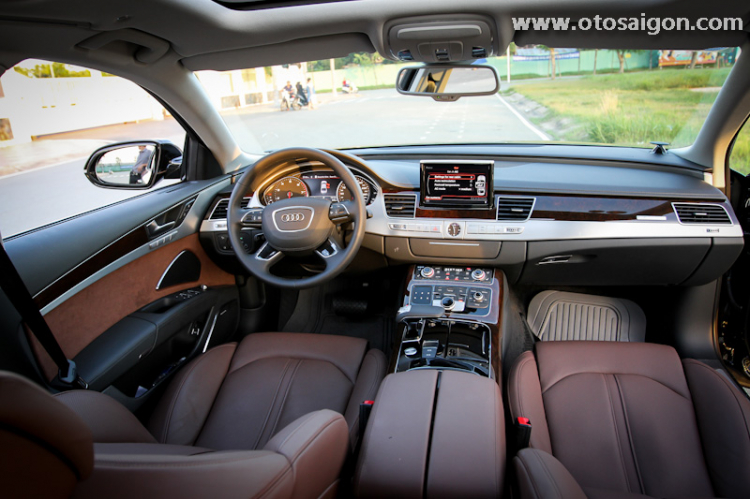 Trải nghiệm khoang lái thương gia trên Audi A8L 2014 Trải nghiệm khoang lái thương gia trên Audi A8L 2014
