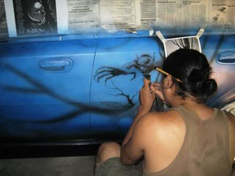 ô tô Air brush ô tô Air brush