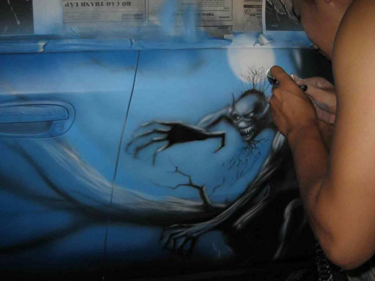 ô tô Air brush ô tô Air brush