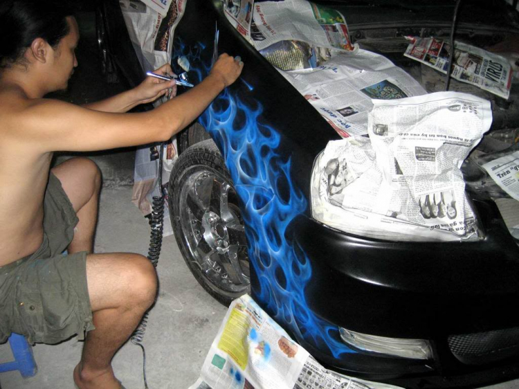 ô tô Air brush ô tô Air brush
