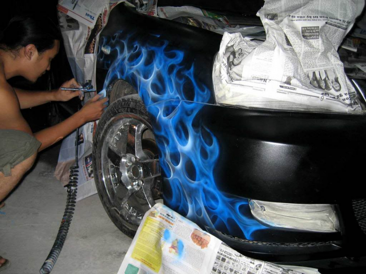 ô tô Air brush ô tô Air brush