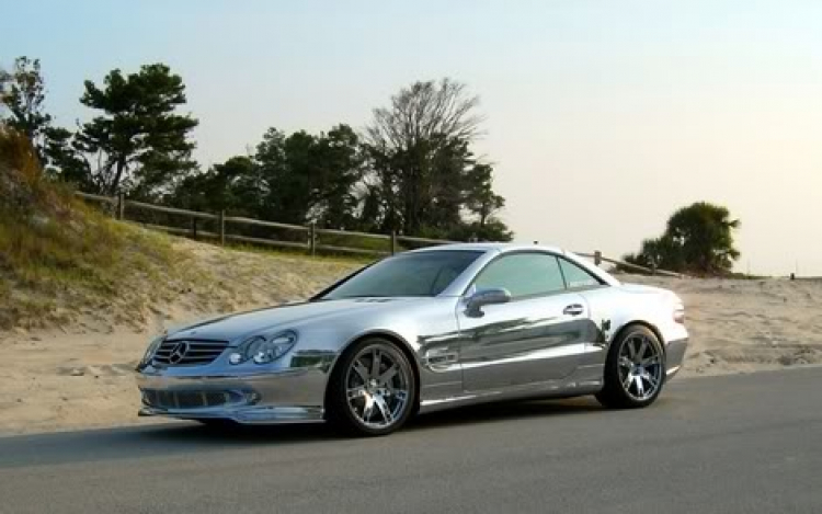 Mercedes SL 600 mạ Crôm !!!!