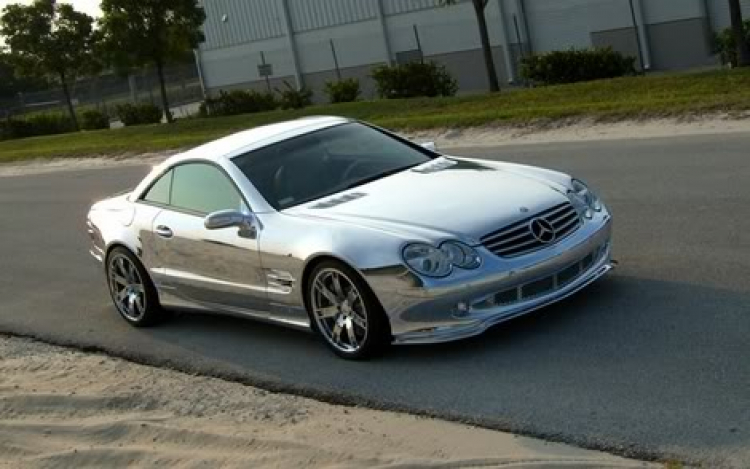 Mercedes SL 600 mạ Crôm !!!!