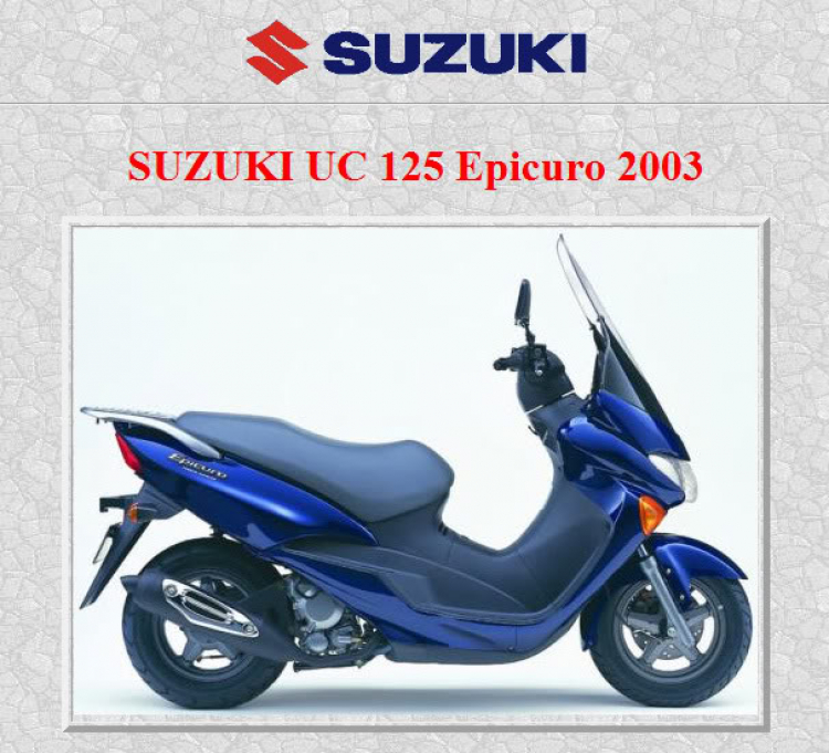 Suzuki EPICURO & AVENIS (Những điểm cần biết)