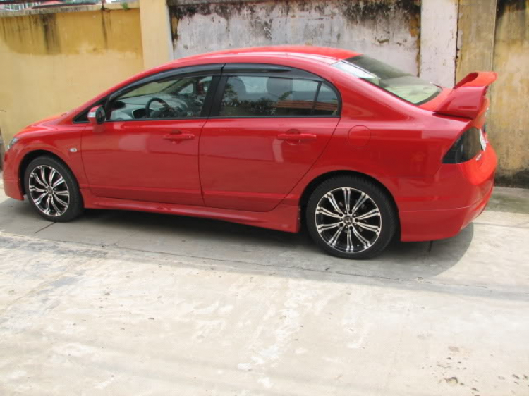 Civic Mugen đỏ đầu tiên tại VN .. độ tại Honda Kim Thanh!